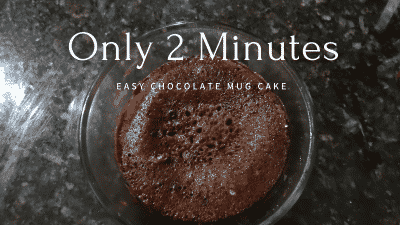 Chocolate Mug Cake Recipe